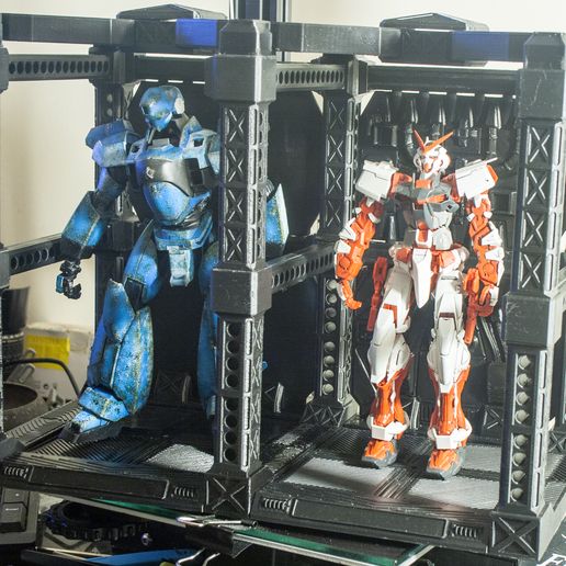 20240409-IMG_0001.jpg Modular Gunpla Display Hanger Extension Kit