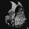 12.jpg Wolf Mask - Japanese Samurai Mask - Oni Tiger Mask - Halloween 3D print model