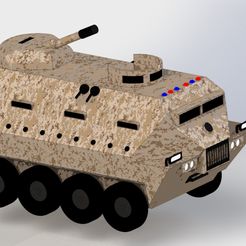 armored.jpg Descargar archivo STL vehiculo blindado • Objeto para impresión 3D, alejandro1