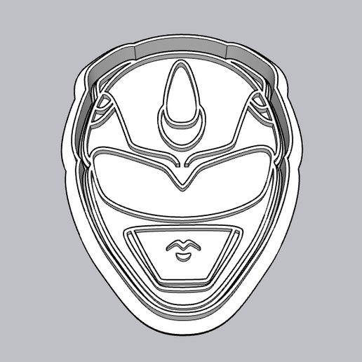 Power ranger blue cookie cutter