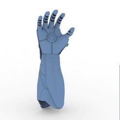 0.178.jpg OBJ file Ironman MK 85 Gauntlet ready to 3d print・3D printing model to download