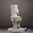 33.jpg Bart Simpson "Mooning" - 3D Fan Art Statue - Presupported