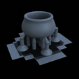 Iron_Pot_2_PartA_Supported.png 53 ITEMS KITCHEN PROPS FOR ENVIRONMENT DIORAMA TABLETOP 1/35 1/24