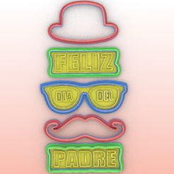 FEU ZN as PaORE| DAD'S COOKIE CUTTER SET