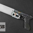 20211214_223831-2.jpg Free STL file Silencer for airsoft glock・Object to download and to 3D print