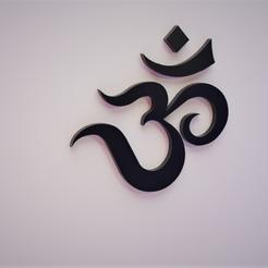 Om2_Small.png Om 2D wall sign