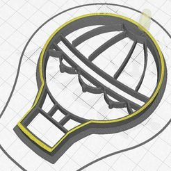 بالون.jpg STL-Datei Heißluftballon Ausstecher / Clay Cutter・3D-druckbares Modell zum Herunterladen
