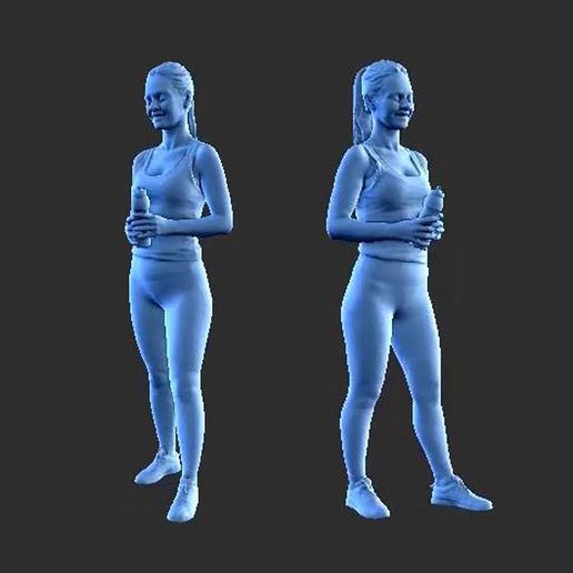 CHARACTER FIGURE GIRL F21 3D model