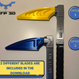 Kama-blade-option.png COMPETITION KAMAS MFP3D – PRINT-IN-PLACE – HIGH QUALITY – MARTIAL ARTS - WEAPON