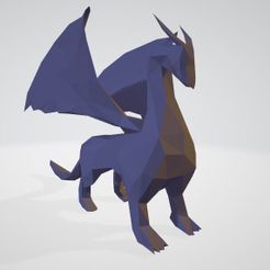 dragon-1.JPG Archivo STL Dragón Low Poly・Diseño de impresora 3D para descargar, dylix3d
