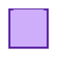 Adapter 20x20x1 to 25x25x2 standard open slide.stl Adapter 20x20 mm bases to 25x25 mm bases