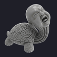 untitled.262.png tortoise baby scream cry garden ornament 3D