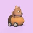 Cod1836-Squirrel-Car-2.jpeg 3D file Squirrel Car・3D printable model to download
