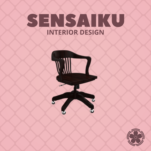 Miniature Replica 1:12 Restoration Hardware (RH) 97. RH Bankers Chair for Miniature Dollhouse - 3D Print Instant Download - Miniature Furniture Designer Series