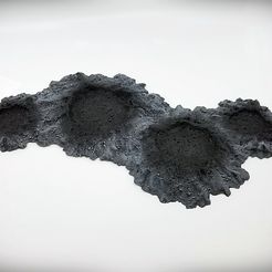 Blast-Crater-Quad-Crater-C-Ash-Angle-1-Vignette.jpg Fichier STL Cratère quadruple C・Plan imprimable en 3D à télécharger