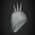 SpiderManPunkBack34LefWireFrame.png Spider Punk faceshell for Cosplay
