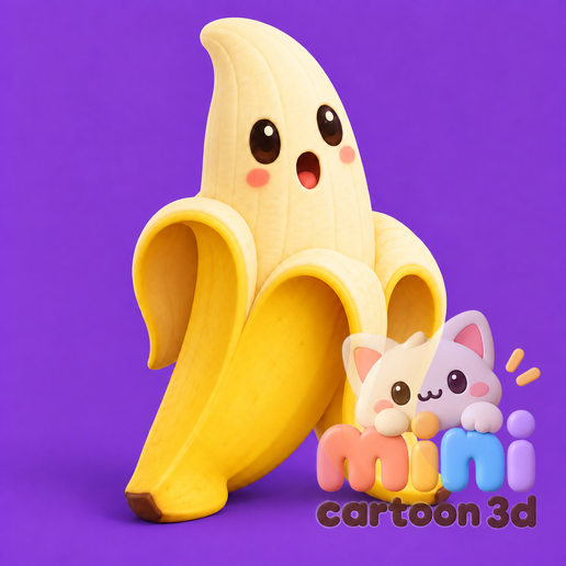 Ghost Banana – Cute Halloween Fruit Character