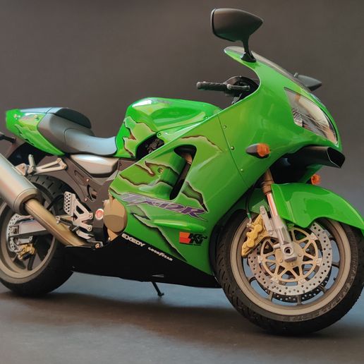 🥷 Marchesini M10RS 1/12 Tamiya Kawasaki ZX12R・ STL File for 3D
