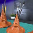 Sombrero-Seleccionador-Porta-lapiz-Harry-Potter-impreso-en-3D-Foto-5.jpg Harry potter Sorting Hat pencil holder : The Sorting Hat
