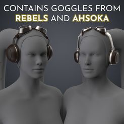 Hera_Syndulla_Goggles-3Demon.jpg 3D file Hera Syndulla’s Flight Goggles - Star Wars・3D printer design to download