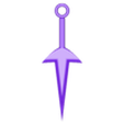 Naruto Kunai V3(Half).STL Naruto Kunai V3