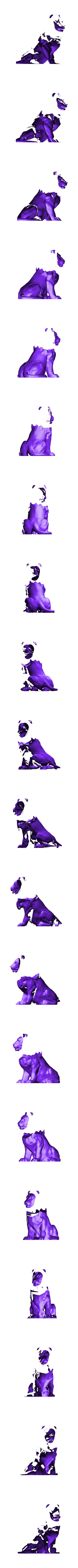 Lion_light.stl Download free STL file Dual Extrusion Lion • 3D printing model, JayOmega
