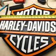 370142510_3612776255629440_1551687768983531432_n.jpg Harley Davidson Logo Wall Decor (BIG!)