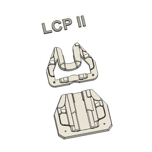 Ruger LCP II / LCP2 - Split Mold