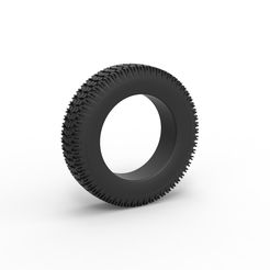 1.jpg 3D file Diecast offroad tire 34 Scale 1 to 10・3D print design to download, CosplayItemsRock