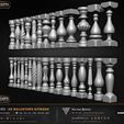 30-Balusters-Architecture-Kitbash-IMM-Brushes-Sculpted-By-Yacine-BRINIS-Volume-01-Set-006.jpg 30 Balusters Kitbash