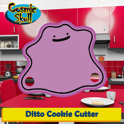 132-Ditto-2D.png Fichier STL Découpeur de biscuits Ditto・Objet imprimable en 3D à télécharger