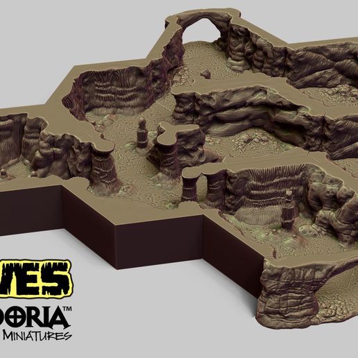 Caves_Entrances_1.jpg Caves, Modular terrain for Tabletop Games