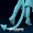 11.jpg Girl Tiefling Sorcerer in Dynamic pose 3D print model