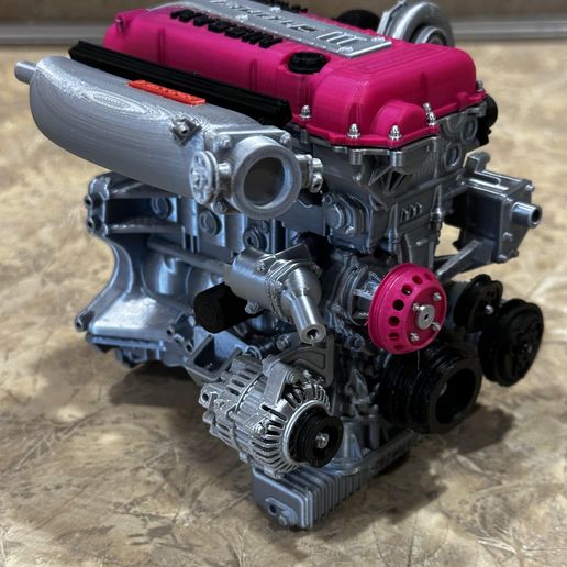 🚗 Kit de motor SR20 DET・Impressão 3D com a impressora 3D z1c and k1 max ...