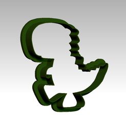 dino-01.jpg Archivo STL Cortador de galleta dinosaurio・Plan imprimible en 3D para descargar, Adan3d