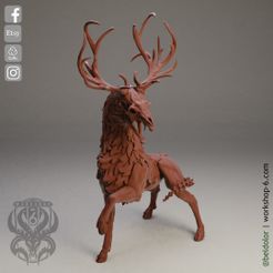 4.jpg 3D file The Deer Gods - The Corrupt Deer Gods・3D print model to download