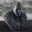 2.jpg Download OBJ file Jon Snow - Game of Thrones • 3D printing model, tolgaaxu
