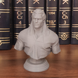 Preview11.png Файл 3D The Witcher Bust・3D модель для печати скачать