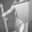 Warrior-detail_3.385.jpg ELF WARRIOR CHARACTER GAME FIGURE 3D print model