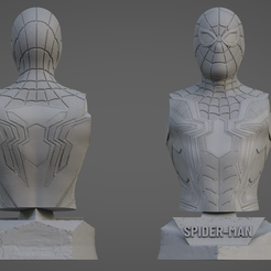 1.png Fichier STL gratuit SPIDERMAN BUSTE SANS SUPPORT ULTRA-DÉTAILLÉ MODÈLE 3D・Design à télécharger et à imprimer en 3D