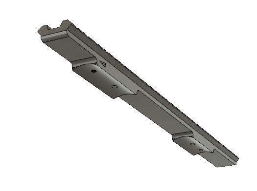 Sw9 Rear Rails Stl STL file SSG24 Extended rail STL・3D printable design to download・Cults