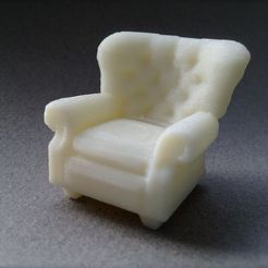 IMG_0783_display_large_display_large.jpg Бесплатный STL файл 1:24 Oversized Armchair・Модель для загрузки и 3D-печати