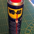 uv j on Oe fal Pe er) i ee al Pr Spray Can Straw Holder / Mount - Universal - Magnetic e.g. for WD-40 cans