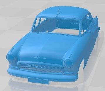 GAZ 21 Volga 1956Printable Body Car