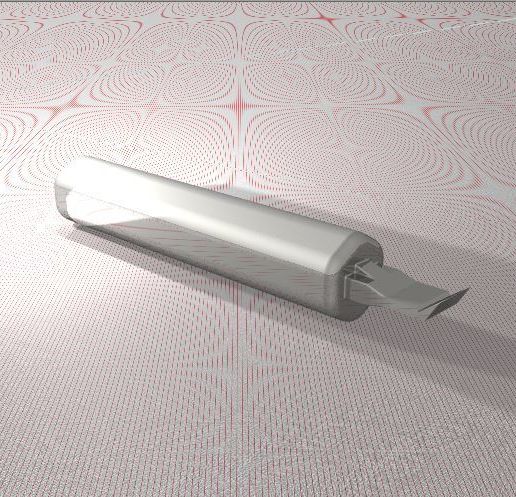 Tool for unclipping a plastic shell - 3D model önizlemesi