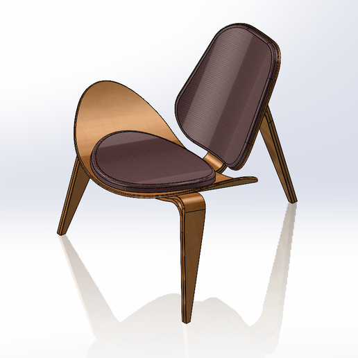 Living room chair 3D model
