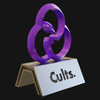 Cults3d_2.png Custom Cults logo with stand base