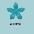 size.png Astromelia Poppy Flower - Molding Arrangement EVA Foam Craft