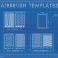 AIRBRUSH_TEMPLATE_SHEET.png AIRBRUSH/SPRAY TEMPLATES/STENCIL