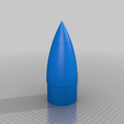 Jericho_Missile_Nose_Cone_LOC_75mm_Solid_V2.png Jericho Missile Nose Cone 3.0 Inch (75mm)